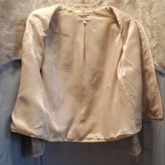 NEIMAN MARCUS EXCLUSIVE 2PC CRM SKIRT SUIT SZ 8 - Picture 7 of 8